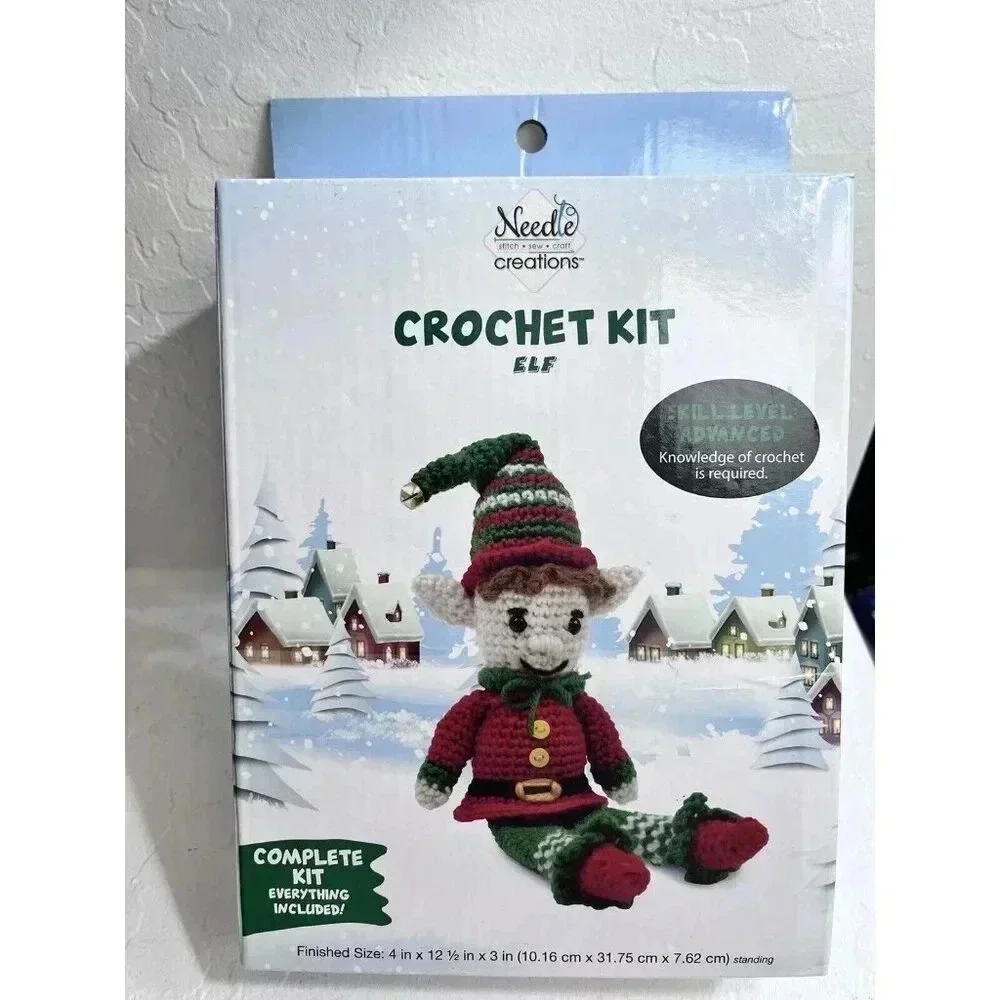 Needle Creation Christmas Elf Crochet Kit New BNIB